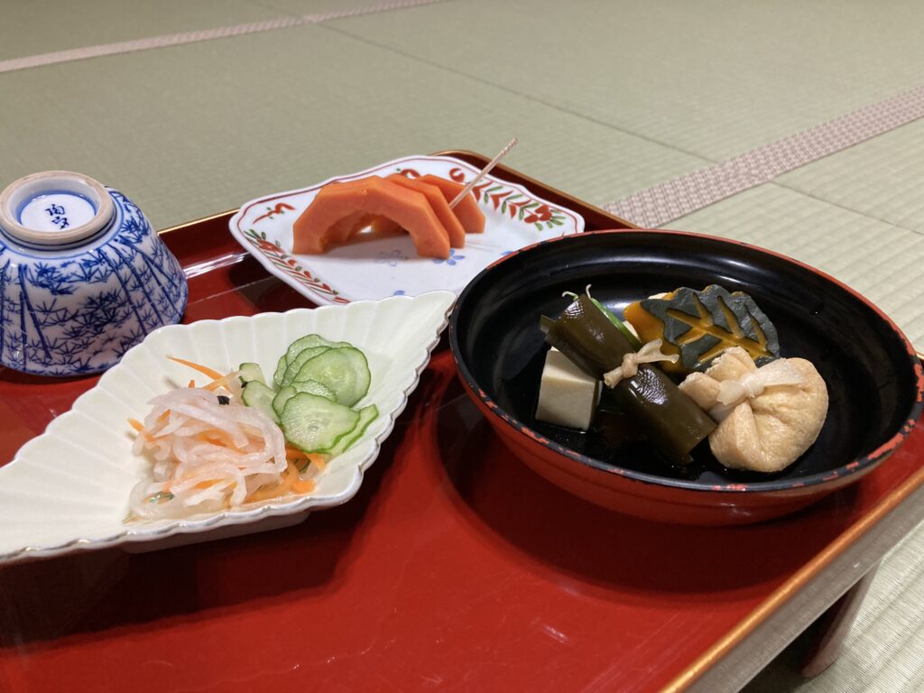 普賢院の精進料理　二の膳